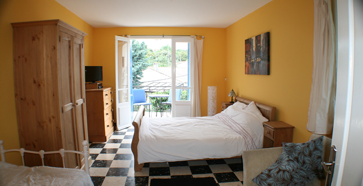Family Bedroom with private balcony