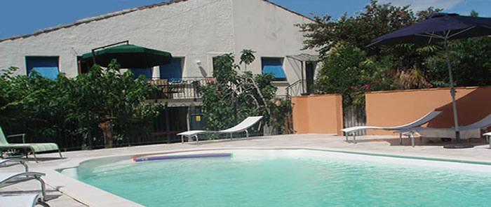 House and pool