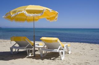 Beach and umberella