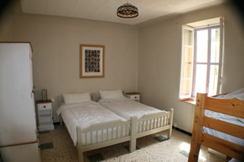 Bedroom 3, twin plus bunk beds