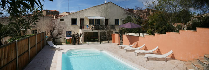 House and pool